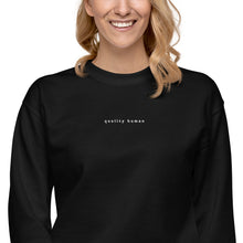 Load image into Gallery viewer, Quality Human Crewneck Sweatshirt
