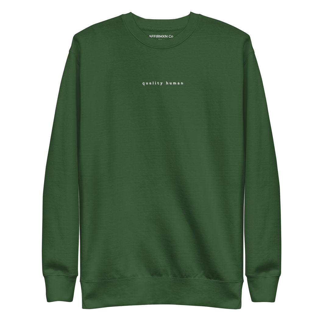 Quality Human Crewneck Sweatshirt